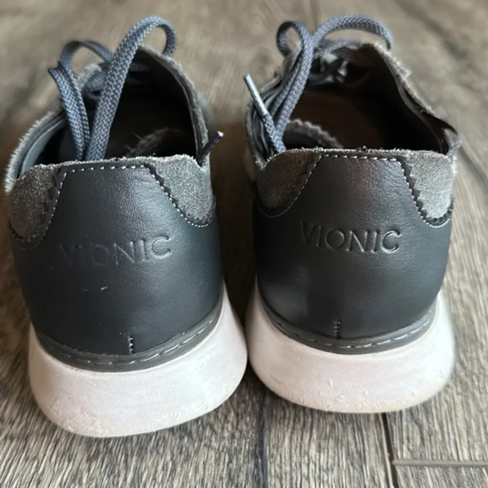 Vionic shoes, dark gray, athletic shoes, size 8